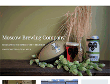 Tablet Screenshot of moscowbrewing.com